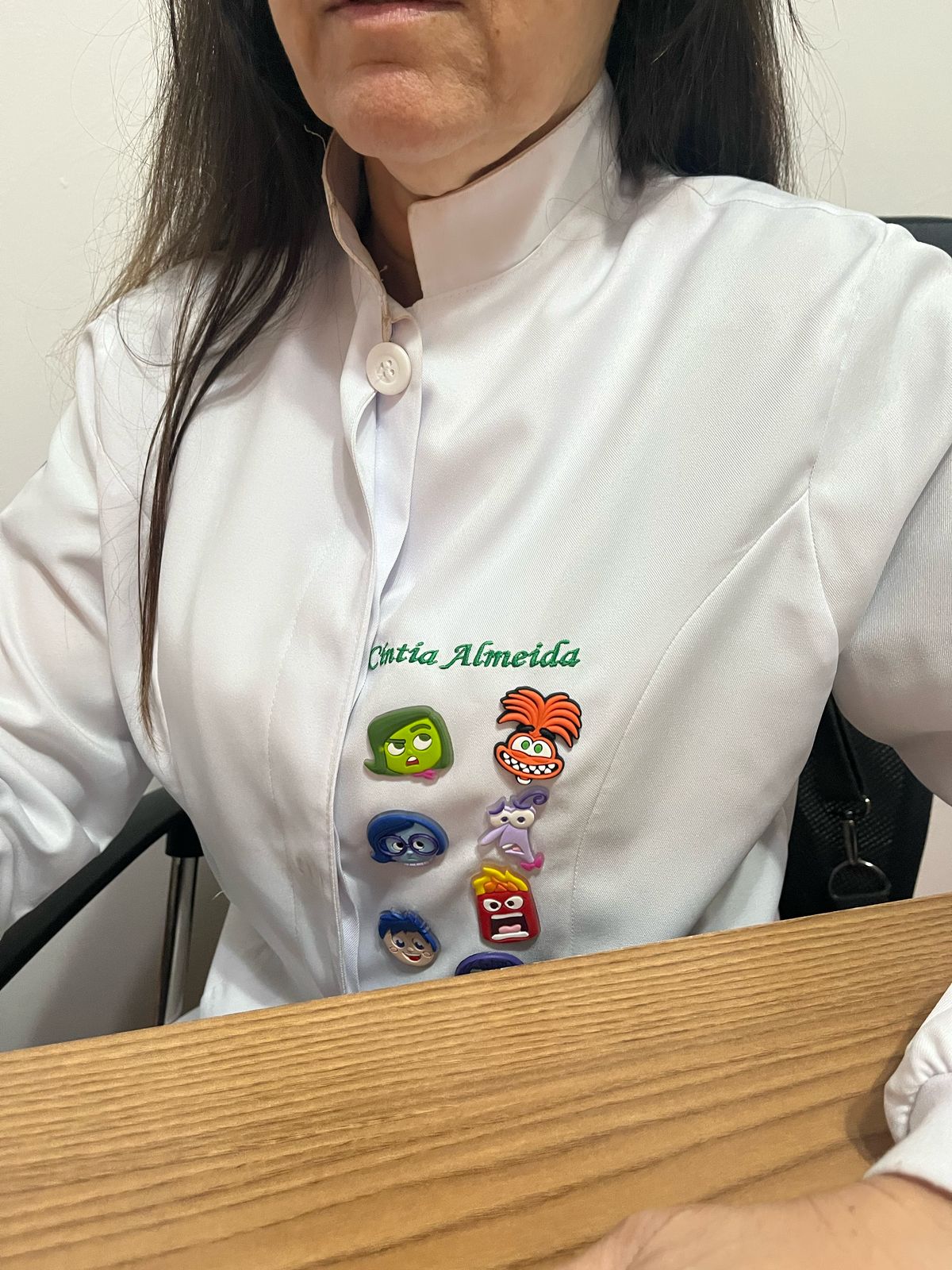 Jaleco de Cíntia Almeida